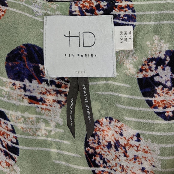 Anthropologie HD in Paris 'Starflower' silk blouse - Picture 4 of 6